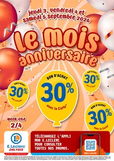 Couverture du catalogue Anniversaire 2