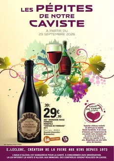 Couverture du catalogue Plaquette selection foire aux vins