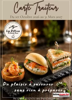 Couverture du catalogue Pros local-pdv 07494-carte traiteur