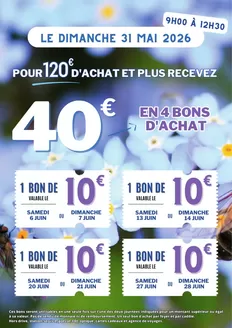 Couverture Bons dachat 31 mai (juin)