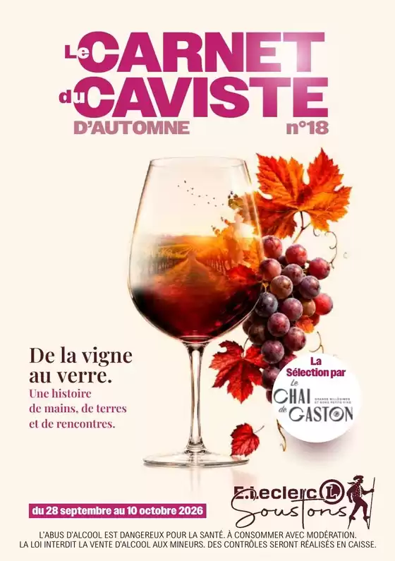Couverture du catalogue Fav automne 26 carnet