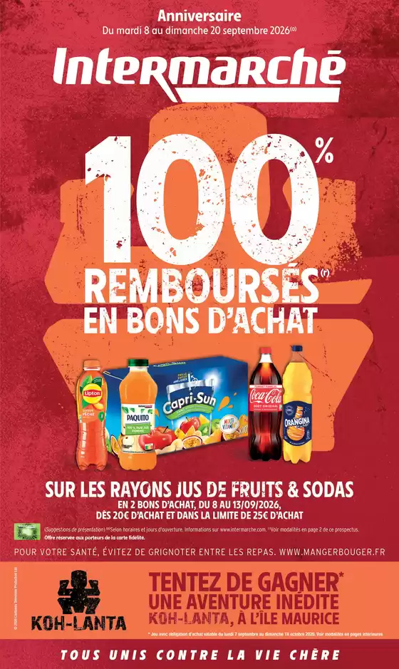 Couverture du catalogue Tf pre anniversaire