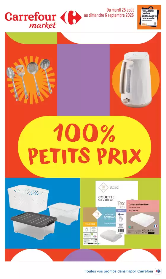 Couverture du catalogue 100 Petits prix
