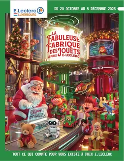 Couverture du catalogue La fabuleuse fabrique des jouets