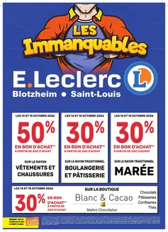 Couverture du catalogue Les Immanquables #2