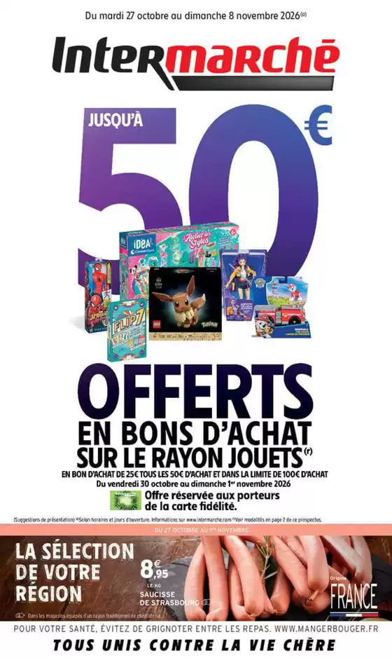 Couverture du catalogue Gen novembre 1 regionalise