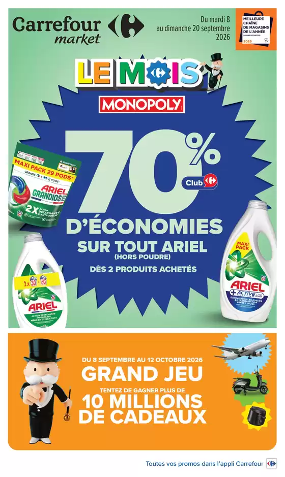 Couverture du catalogue Le mois monopoly