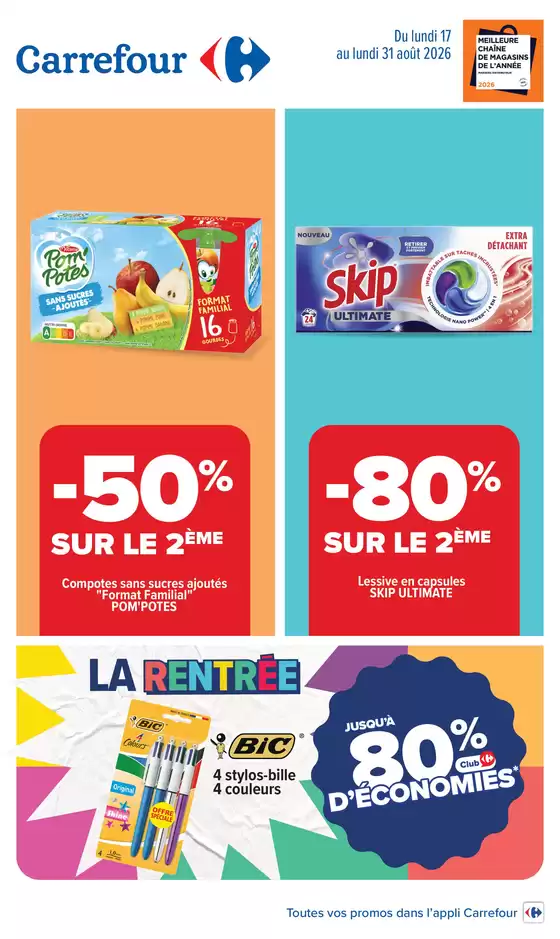Couverture du catalogue Vos promos du quotidien