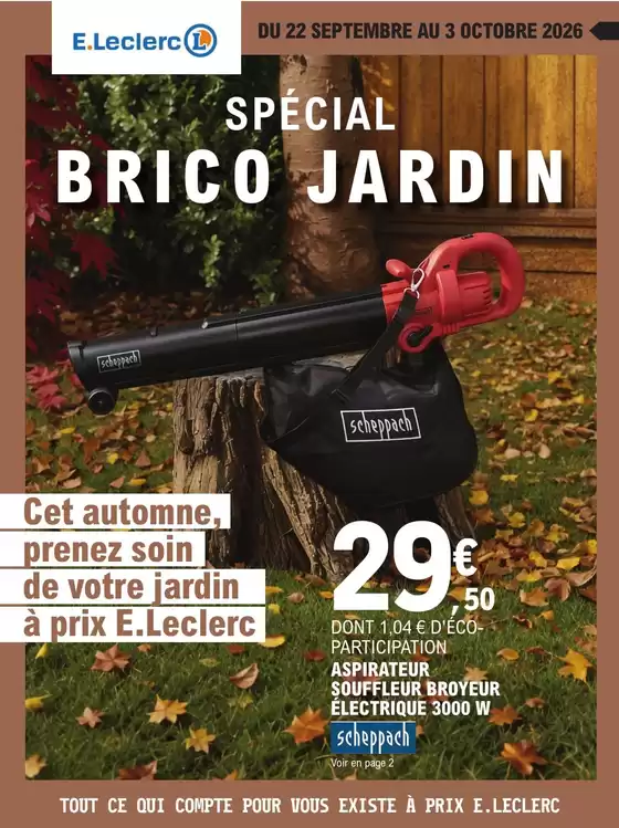 Couverture du catalogue Jardin dautomne brico chauffage