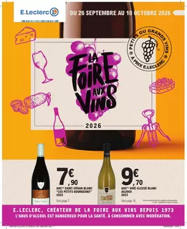Couverture du catalogue Foire aux vins d autonne