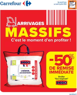Couverture du catalogue Arrivages massifs cest le moment den profiter