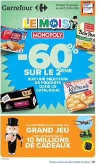 Couverture du catalogue Le mois monopoly