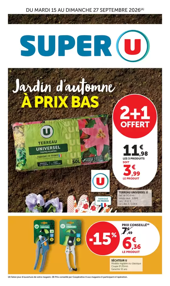 Couverture du catalogue Spécial Jardin