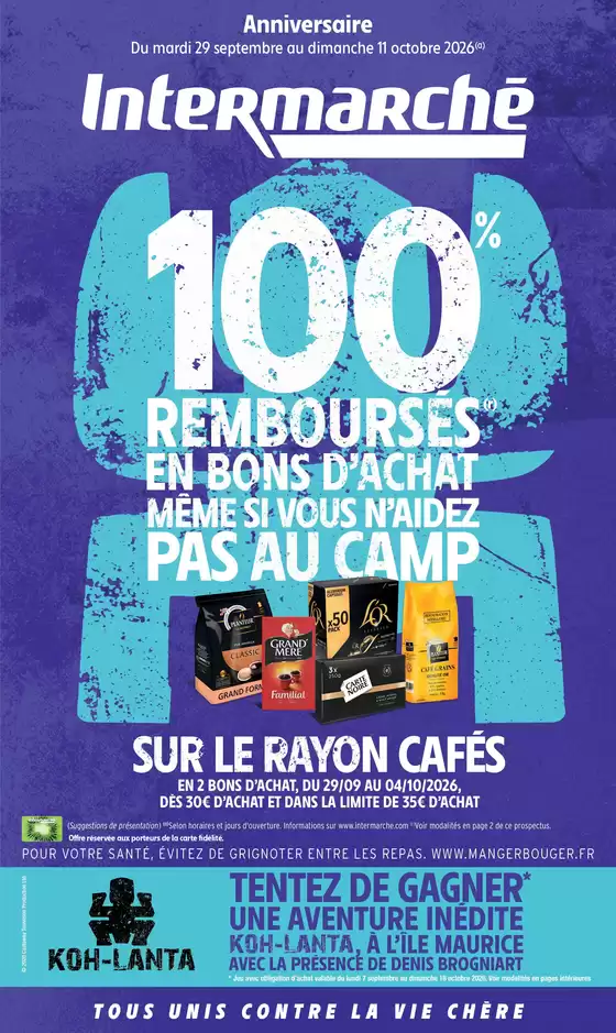Couverture du catalogue Tf anniversaire 3 + cahier region
