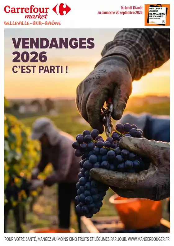 Couverture Vendanges 2026 cest parti