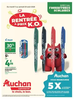 Couverture du catalogue Catalogue Auchan supermarché