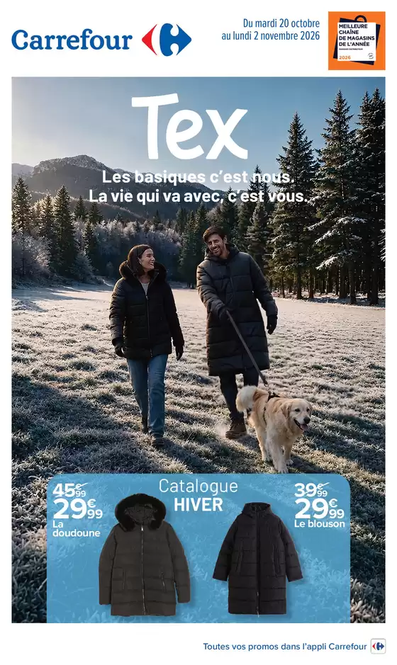 Couverture du catalogue Tex catalogue hiver