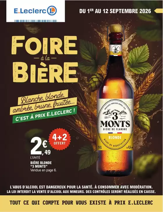 Couverture du catalogue Op region-foire a la biere