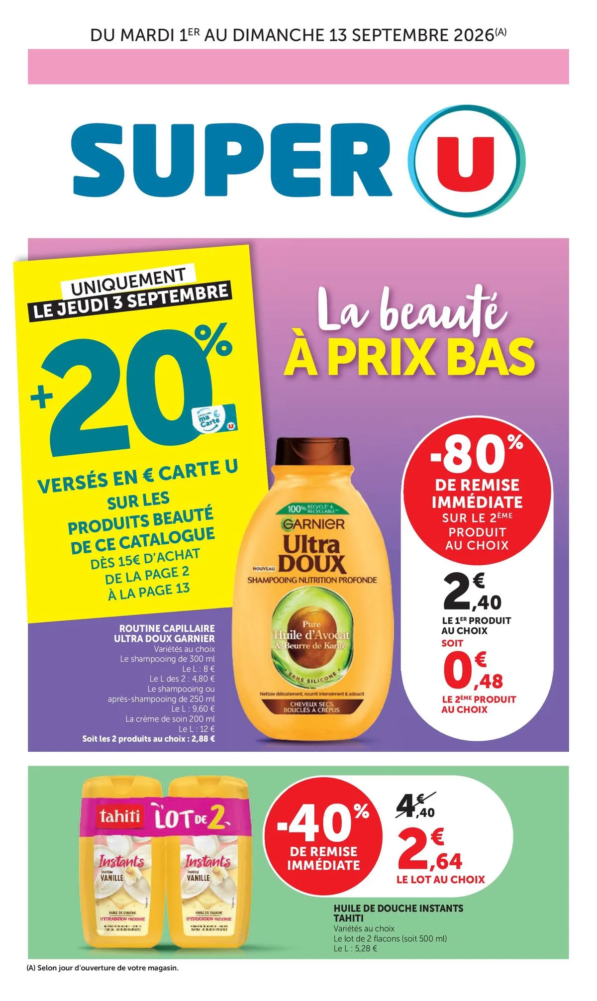 Couverture du catalogue Spécial beauté