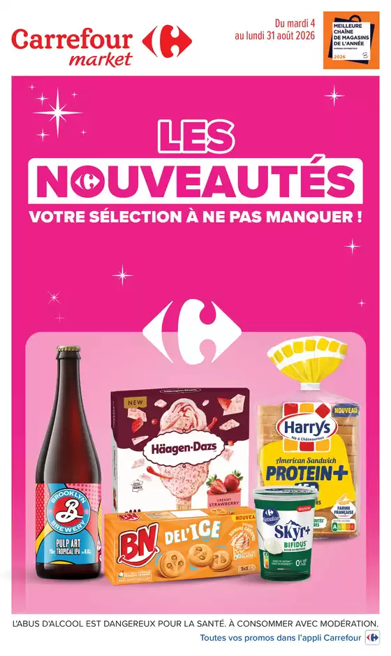 Couverture du catalogue Les nouveautés daout