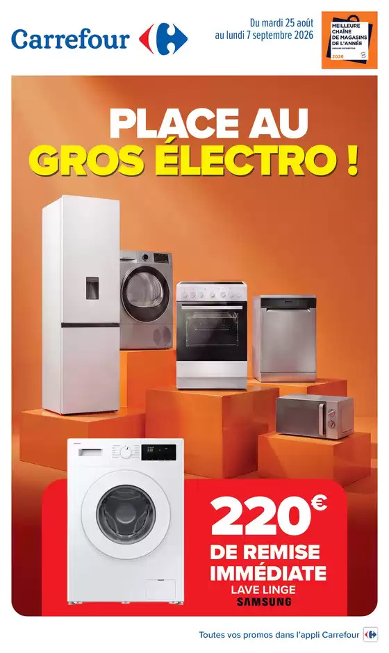 Couverture du catalogue Place au gros électro