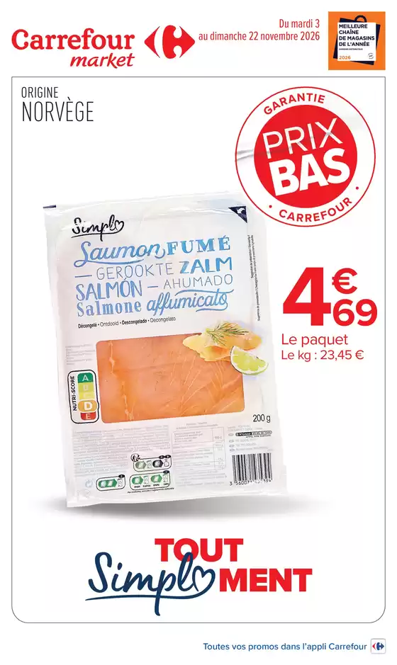 Couverture du catalogue Premier prix simpl