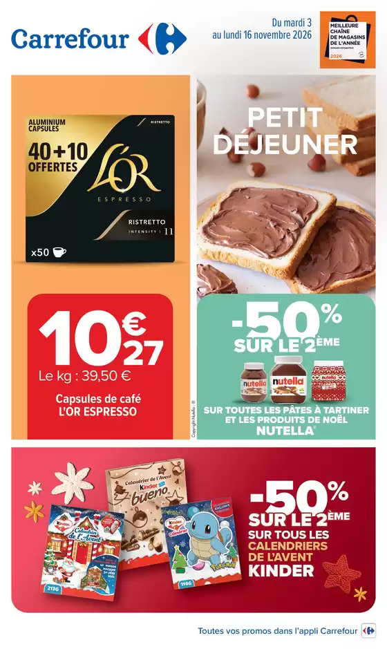 Couverture du catalogue Petit déjeuner