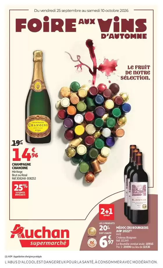 Couverture du catalogue Foire aux vins