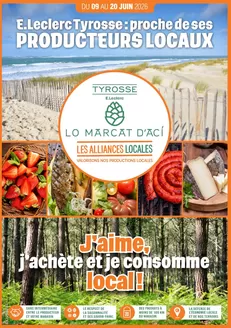 Couverture du catalogue Nos alliances locales