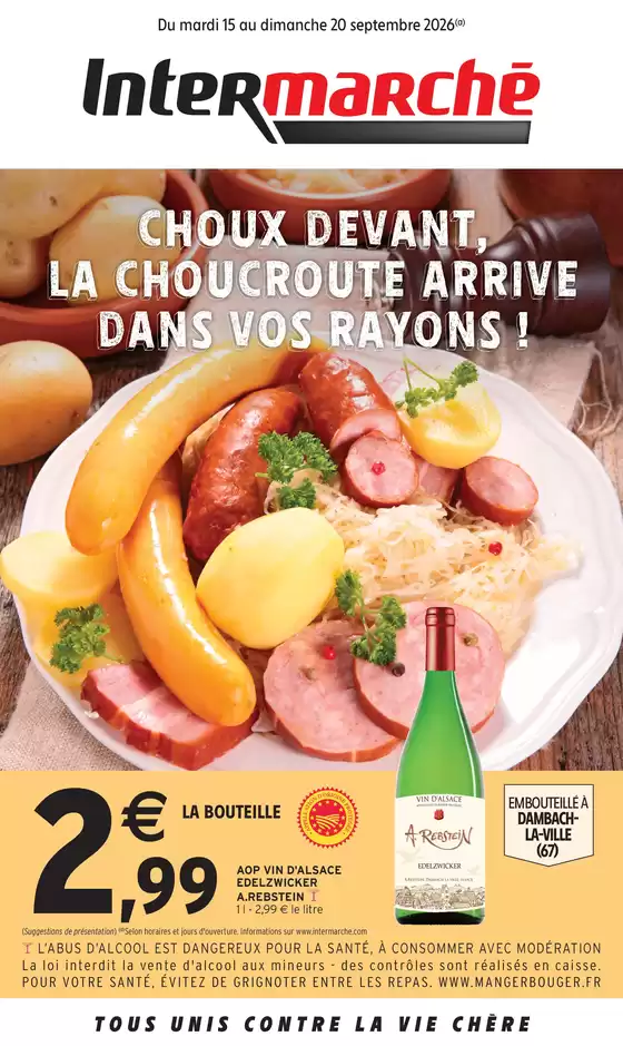 Couverture du catalogue S38-r02-choucroute/produits tapes