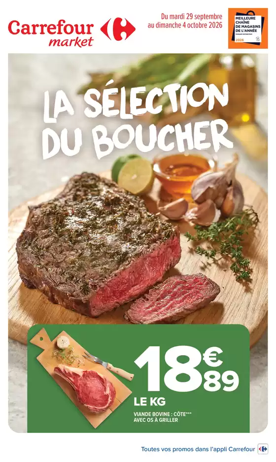 Couverture du catalogue La sélection du boucher