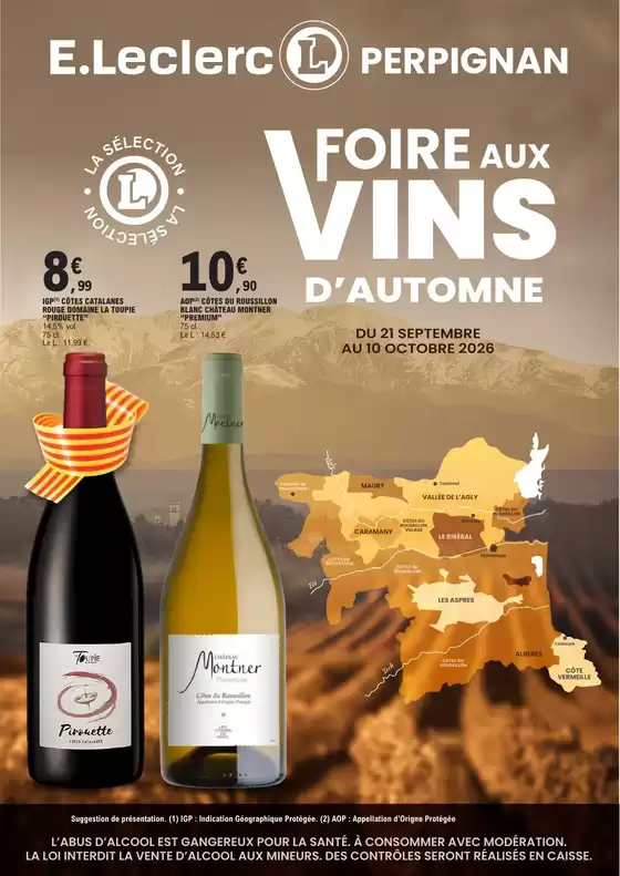 Couverture du catalogue Foire aux vins locale automne