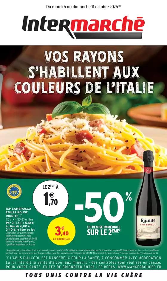 Couverture du catalogue S41-r02-semaine italienne