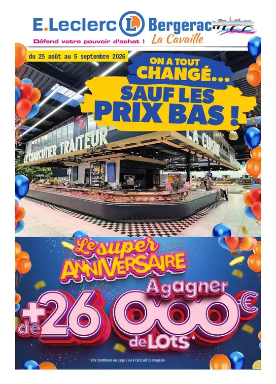 Couverture du catalogue Catalogue anniversaire