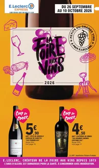 Couverture du catalogue Foire aux vins v.express