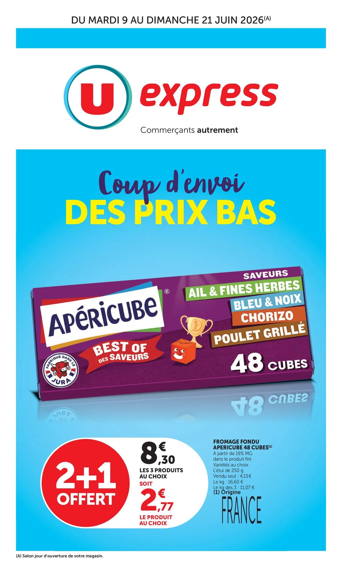 Couverture du catalogue Catalogue U express
