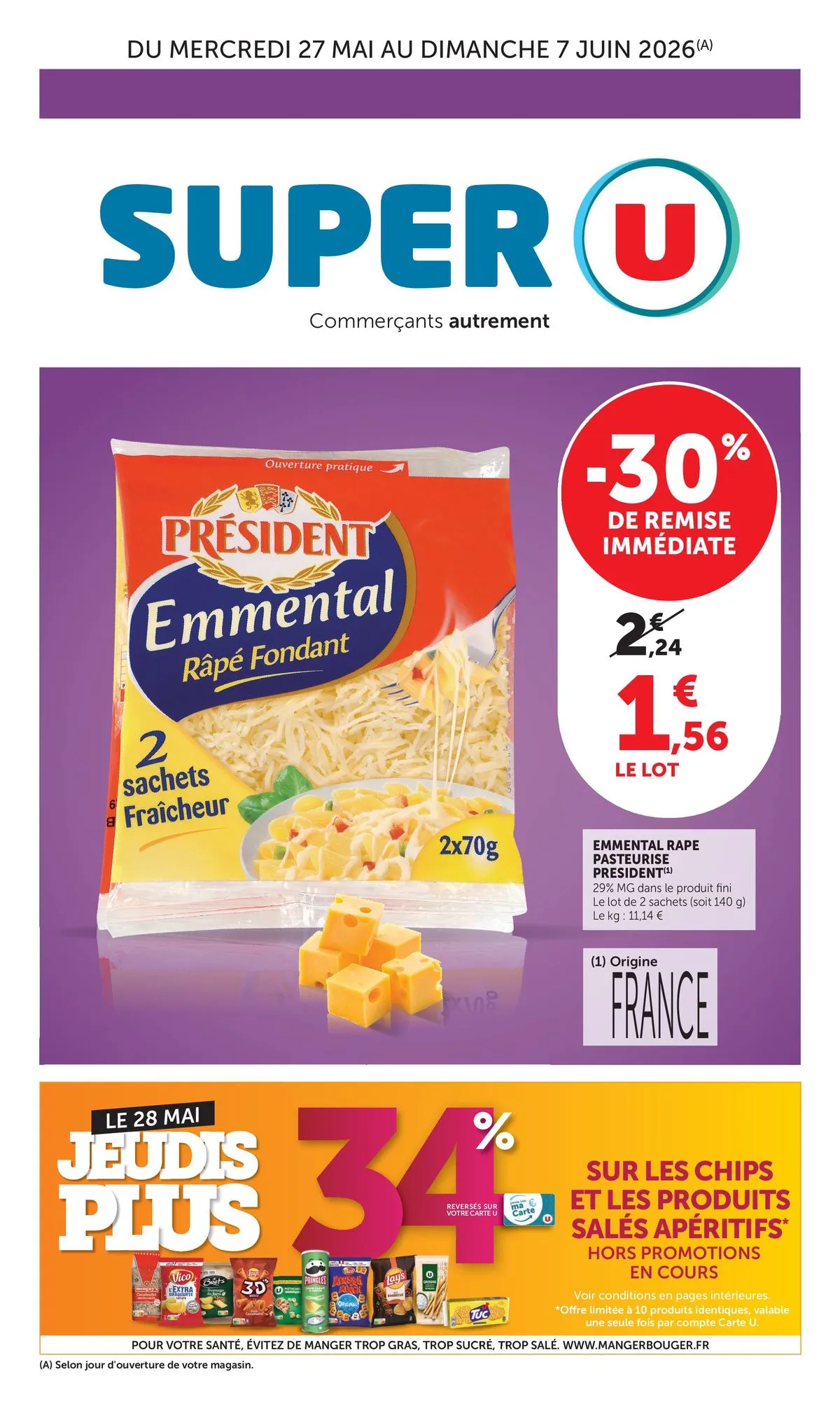 Couverture du catalogue Catalogue super U