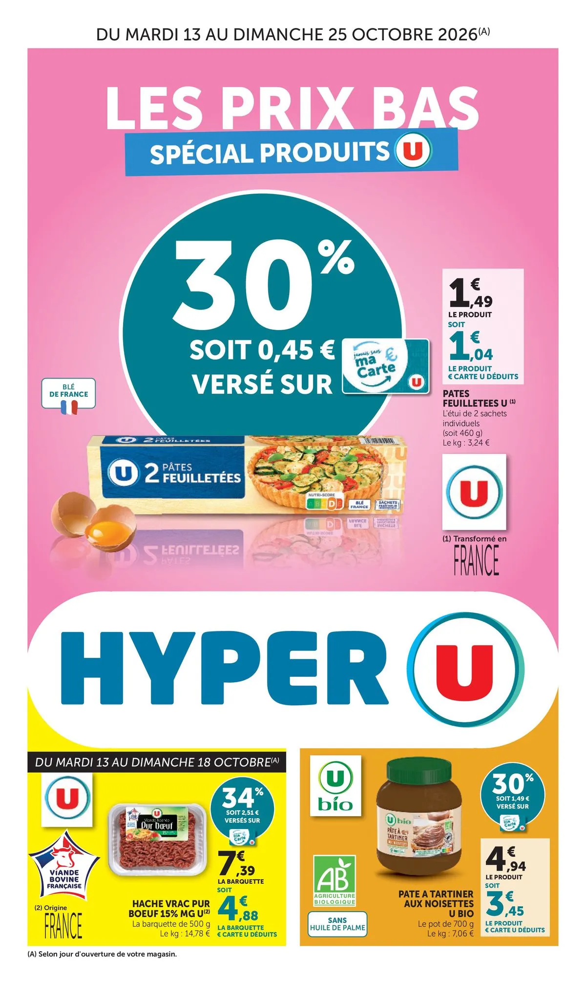 Couverture du catalogue Catalogue hyper U