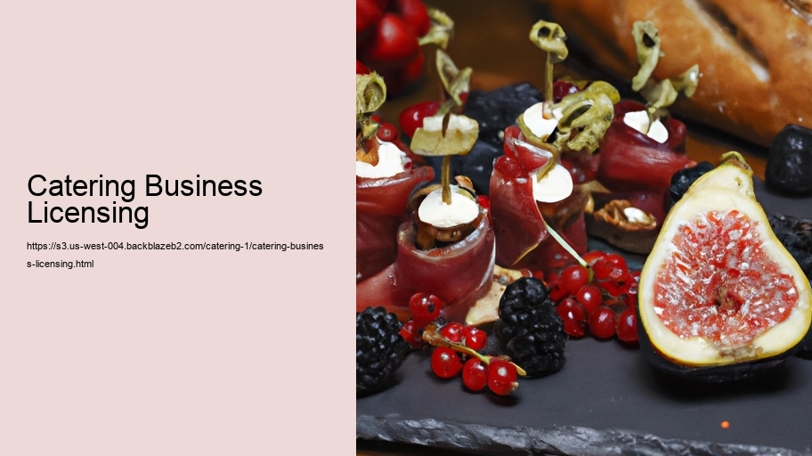 Catering Business Licensing