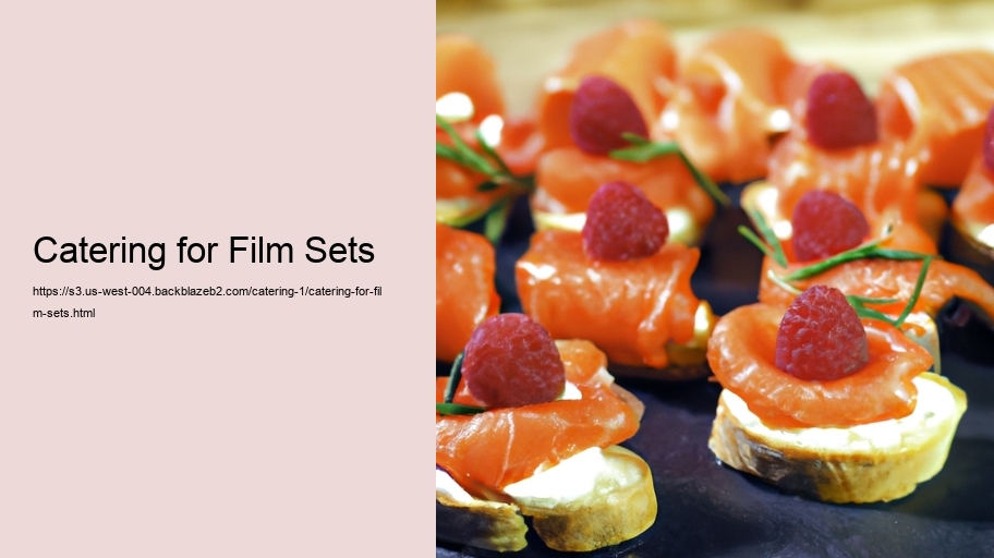 Catering for Film Sets