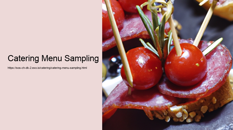 Catering Menu Sampling