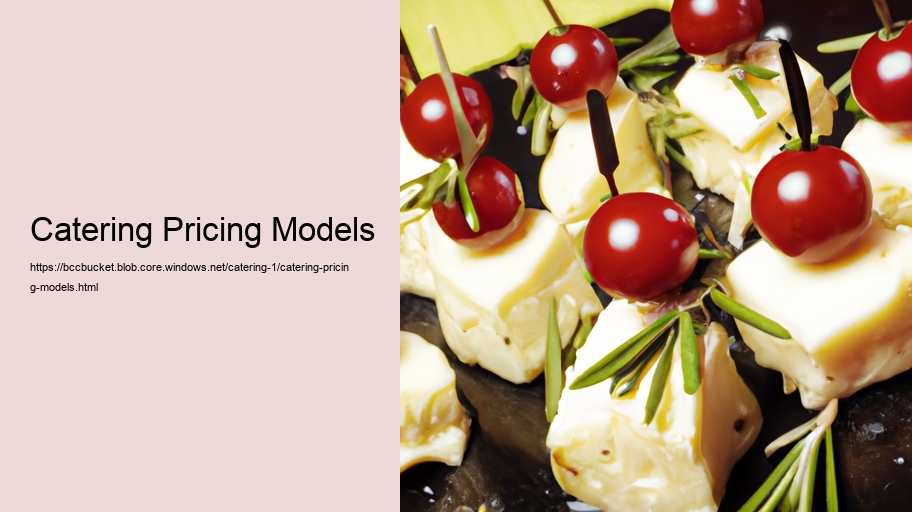 Catering Pricing Models