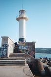 Varna's port lighthouse.