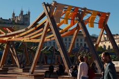 Fourvière Cathedral, one of the central landmarks of Lyon, in the background.