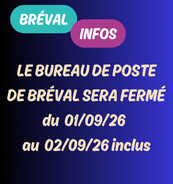 Fermeture du bureau de Poste de Bréval