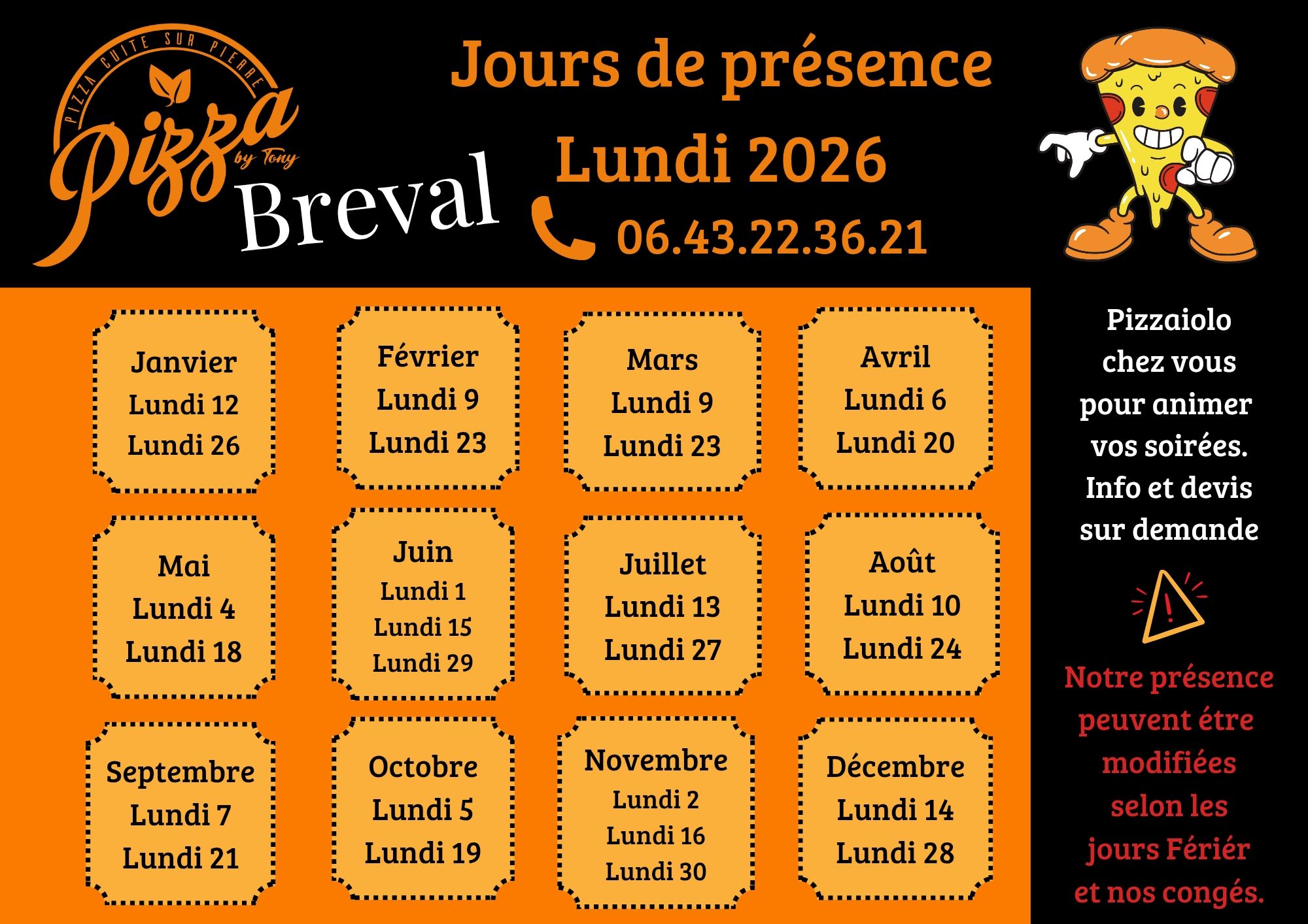 Nouveau Food Truck - PIZZA BY TONY