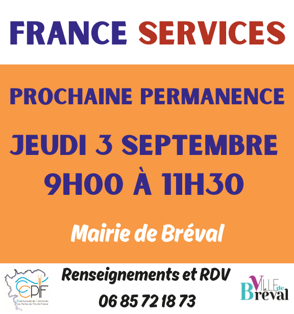 Permanence France Services - Bréval