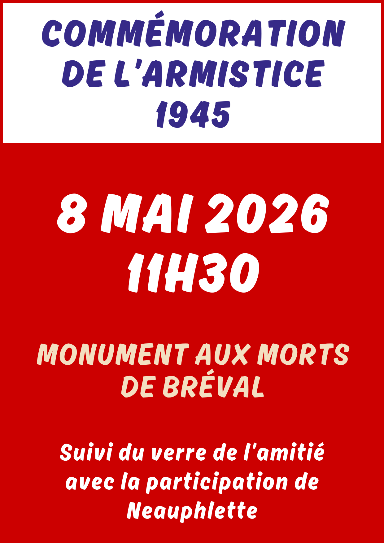 Commémoration du 8 mai 1945