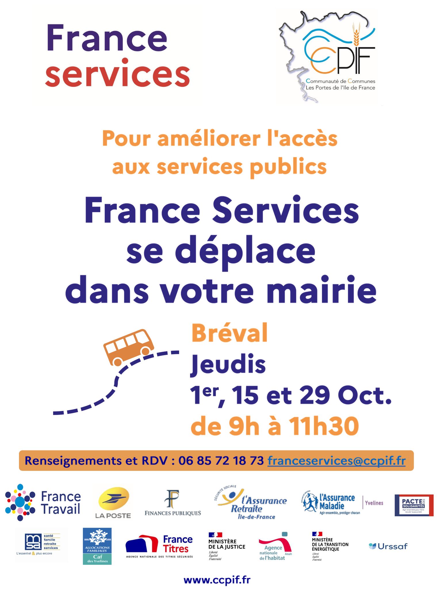 Permanence France Services - Bréval