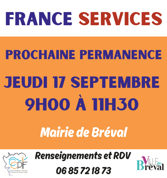 Permanence France Services - Bréval